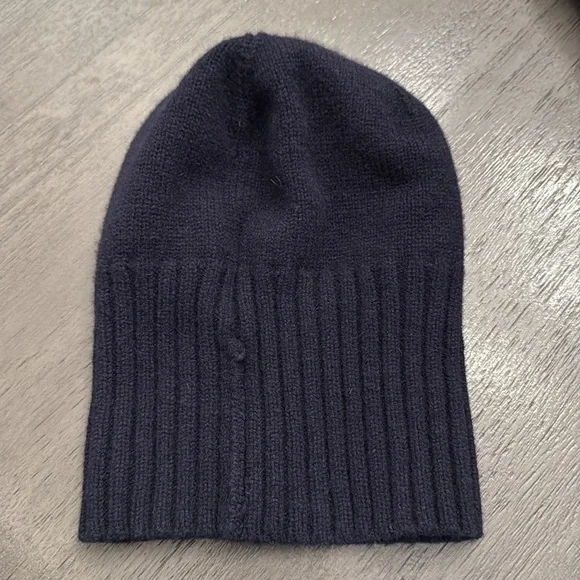 Rare Polo Ralph Lauren‎ RL67 American Flag Beanie 100% Wool Navy Heritage Hat